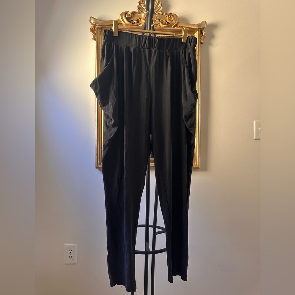 Chalet et Ceci Soft Draped Modal Joggers Charcoal Pants